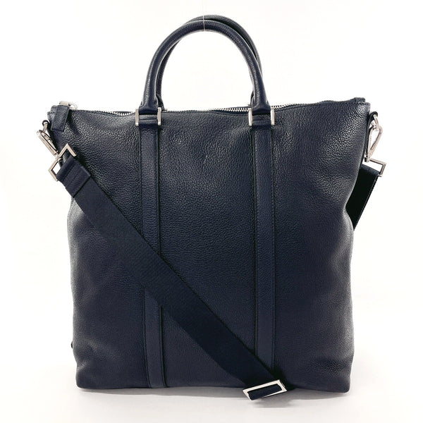 PRADA Handbag 2VG085 2WAY leather Navy unisex Used
