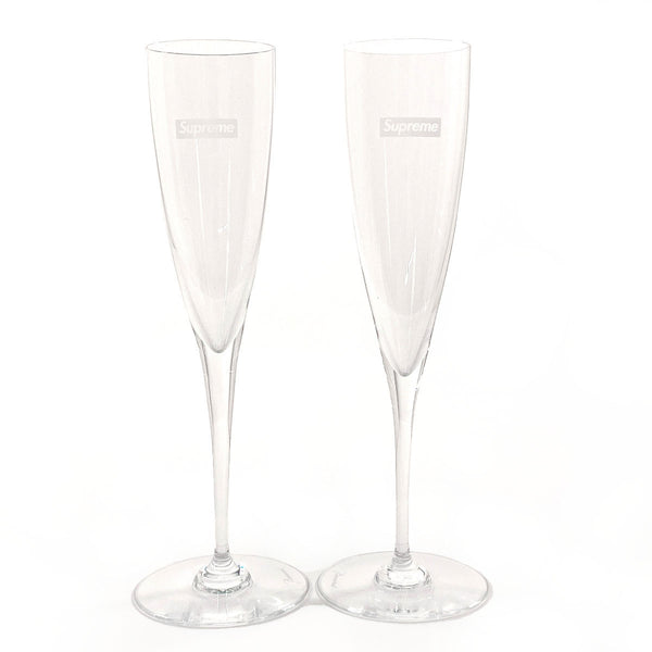 Baccarat glass SUPREME x Baccarat Dom Perignon Flute Set Glass clear unisex Second hand