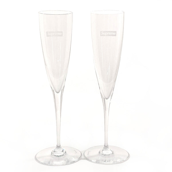 Baccarat glass SUPREME x Baccarat Dom Perignon Flute Set Glass clear unisex Used