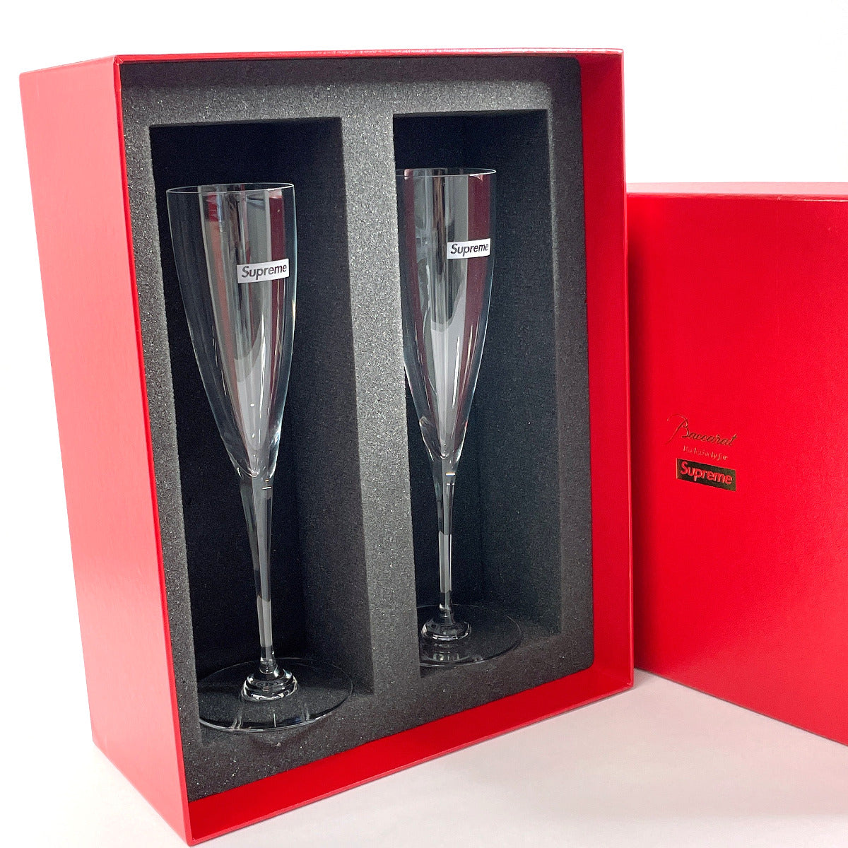 Supreme - Supreme®/Baccarat Dom Pérignon Flute Set Supreme®/Baccarat Dom Pérignon Flute Set – Supreme