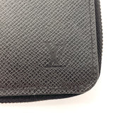 LOUIS VUITTON purse M30503 Zippy Wallet Vertical Taiga Black mens Used