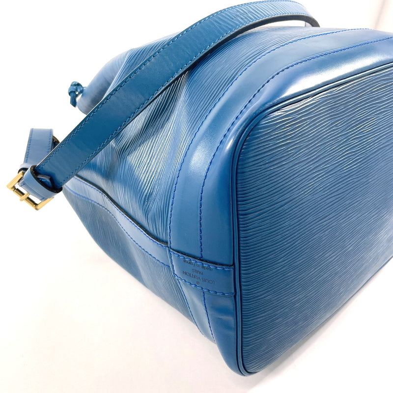 LOUIS VUITTON Shoulder Bag M44005 Noe Epi Leather blue blue Women Used