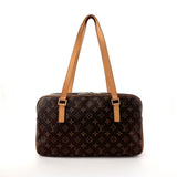 LOUIS VUITTON Shoulder Bag M51181 Cite GM Monogram canvas/Leather Brown Women Used