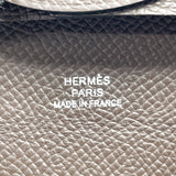 HERMES coin purse Bastia Epsom Dark brown Dark brown BCarved seal unisex New