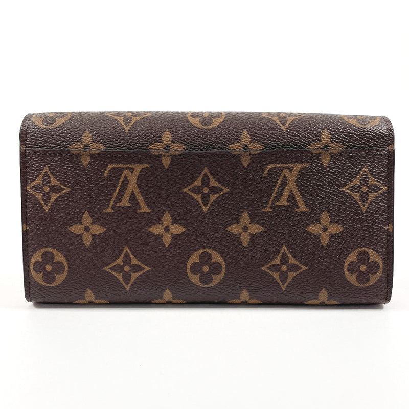 LOUIS VUITTON purse M62236 Portefeuille Sarah Monogram canvas Brown Brown Women Used