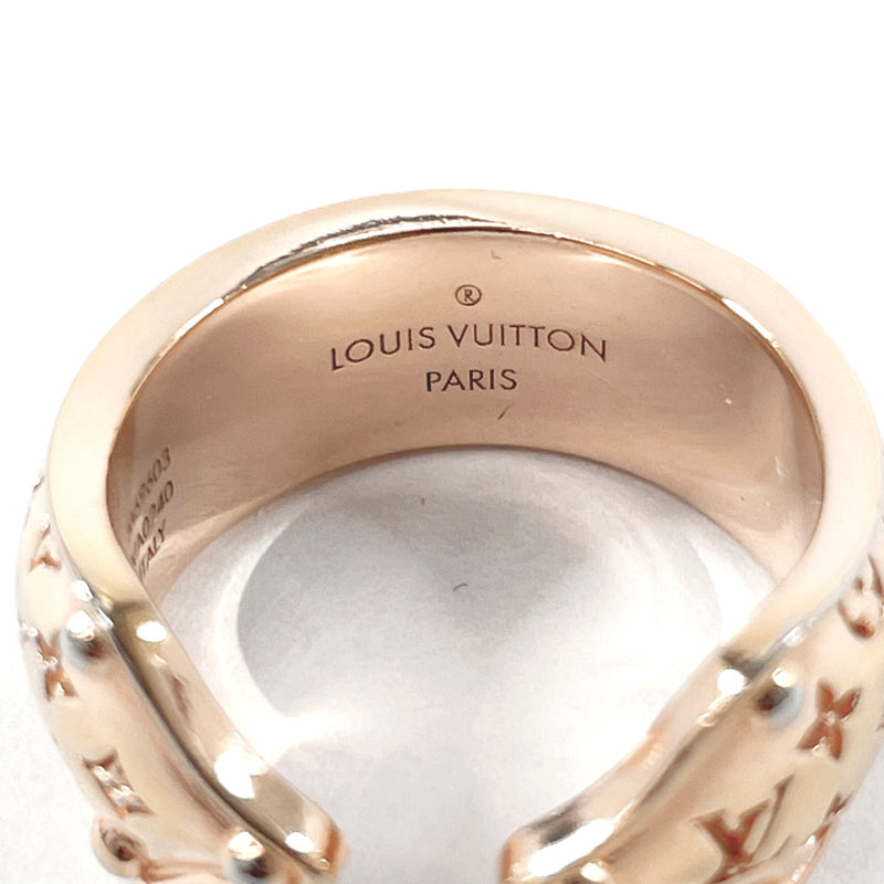 LOUIS VUITTON Ring M69603 Berg Nanogram Sweet Dream Gold Plated #10(JP Size) gold Women Used