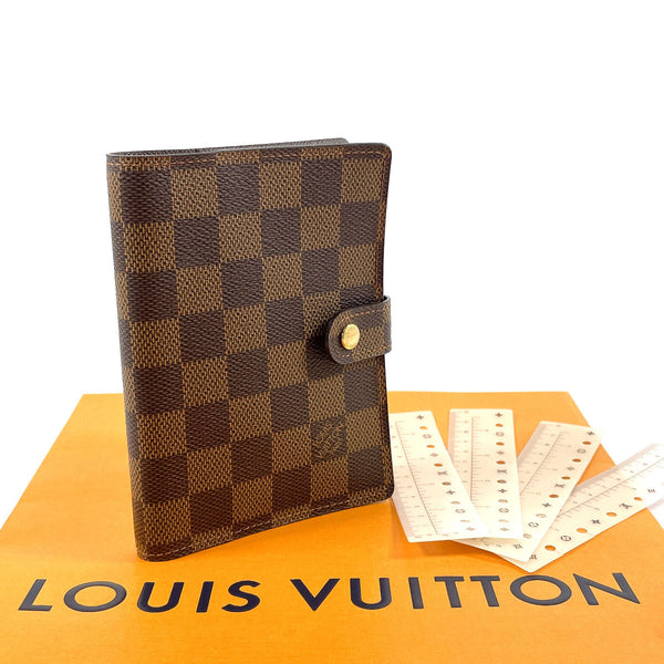 LOUIS VUITTON Notebook cover R20700 Agenda PM Damier Brown unisex Used