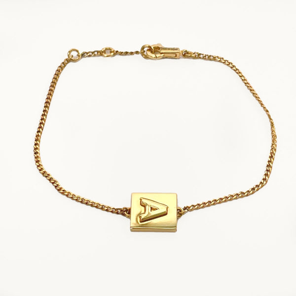 CELINE bracelet 46B1T6BRA.35OR Alphabet Gold Plated gold Women Used