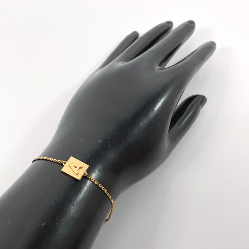 CELINE bracelet 46B1T6BRA.35OR Alphabet Gold Plated gold Women Used