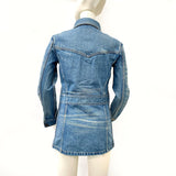 SAINT LAURENT PARIS Denim Jacket 659616 Y863C cotton blue Women Used