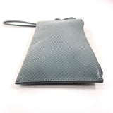 BOTTEGAVENETA Pouch 667034 V0SQ3 1242 Devos Intrecciato building pouch leather gray unisex Used