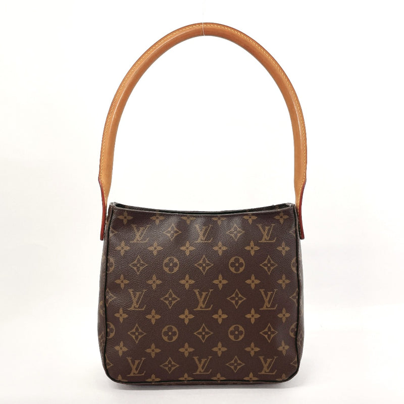 LOUIS VUITTON Shoulder Bag M51146 Looping MM Monogram canvas Brown Women Used