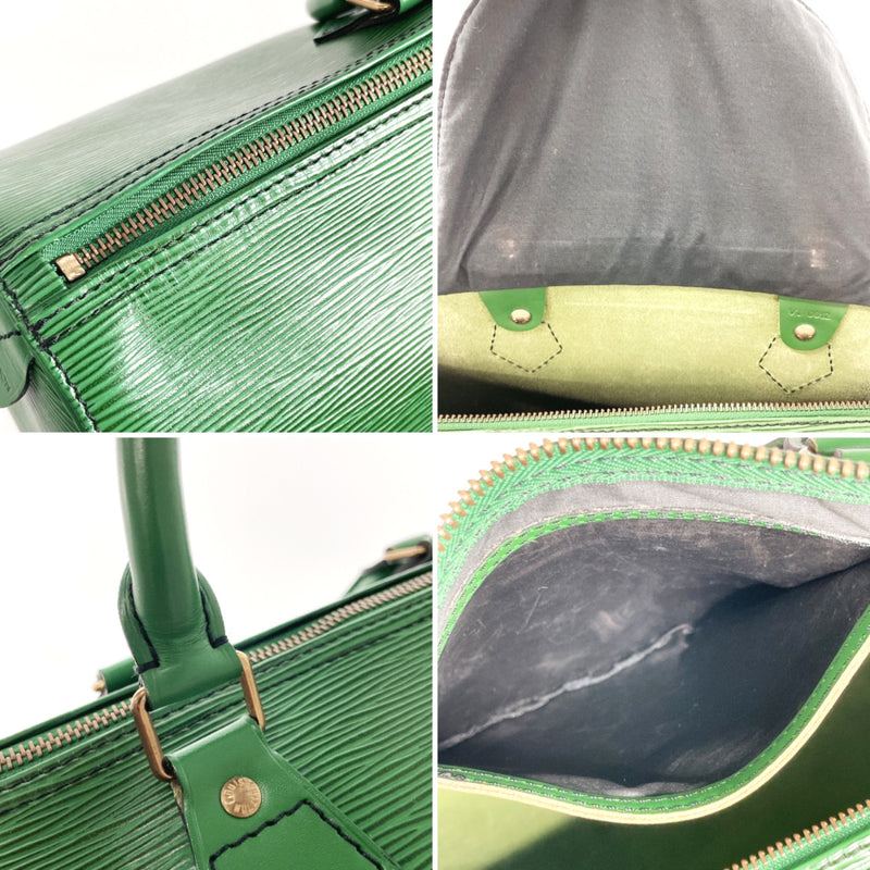 LOUIS VUITTON Handbag M42984 Speedy 40 Epi Leather green green Women Used