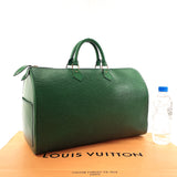 LOUIS VUITTON Handbag M42984 Speedy 40 Epi Leather green green Women Used