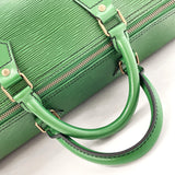 LOUIS VUITTON Handbag M42984 Speedy 40 Epi Leather green green Women Used