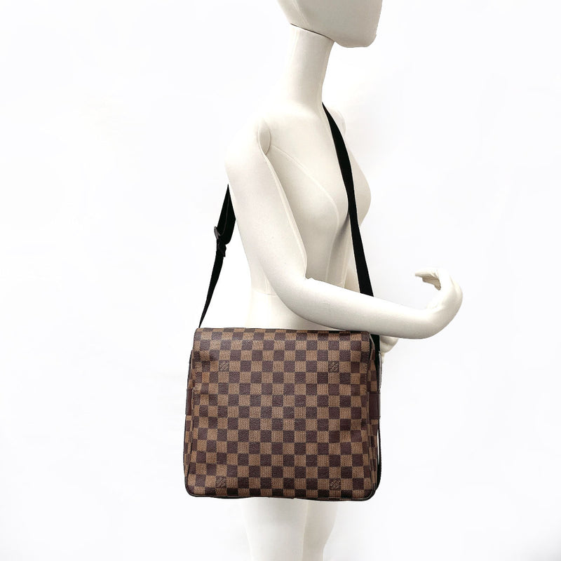 LOUIS VUITTON Shoulder Bag N45255 Naviglio Damier Brown mens Used