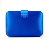 LOEWE Shoulder Bag Party bag 2WAY Satin blue Women Second hand