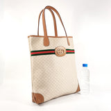 GUCCI Tote Bag 002 904 0131 Micro GG Old Gucci GG Supreme Canvas Ivory Women Used