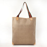 GUCCI Tote Bag 002 983 0054  Sherry line GG Supreme Canvas Brown Women Used