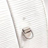 FENDI Handbag 2WAY leather white Women Used