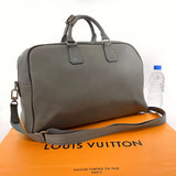 LOUIS VUITTON Boston bag M32611 neokendall 2WAY Taiga gray mens Used