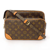 LOUIS VUITTON Shoulder Bag M45244 Nile PM Monogram canvas/Leather Brown unisex Used