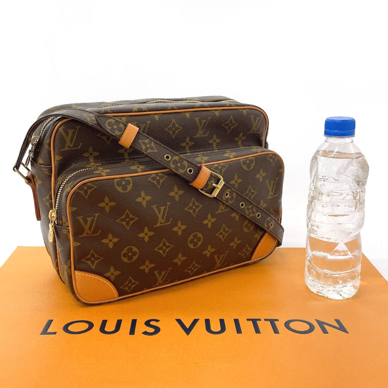 LOUIS VUITTON Shoulder Bag M45244 Nile PM Monogram canvas/Leather Brown unisex Used