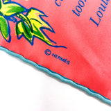 HERMES scarf Petit curry Loula'summer Lula's Summer silk pink Women Used