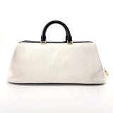 CELINE Handbag Doctor&#39;s bag leather white white Women Used