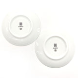 HERMES Tableware H Deco Ash Deco pair plate Porcelain white white unisex New