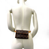 LOUIS VUITTON Waist bag M51855 Pochette Florentine Monogram canvas/Leather Brown Women Used