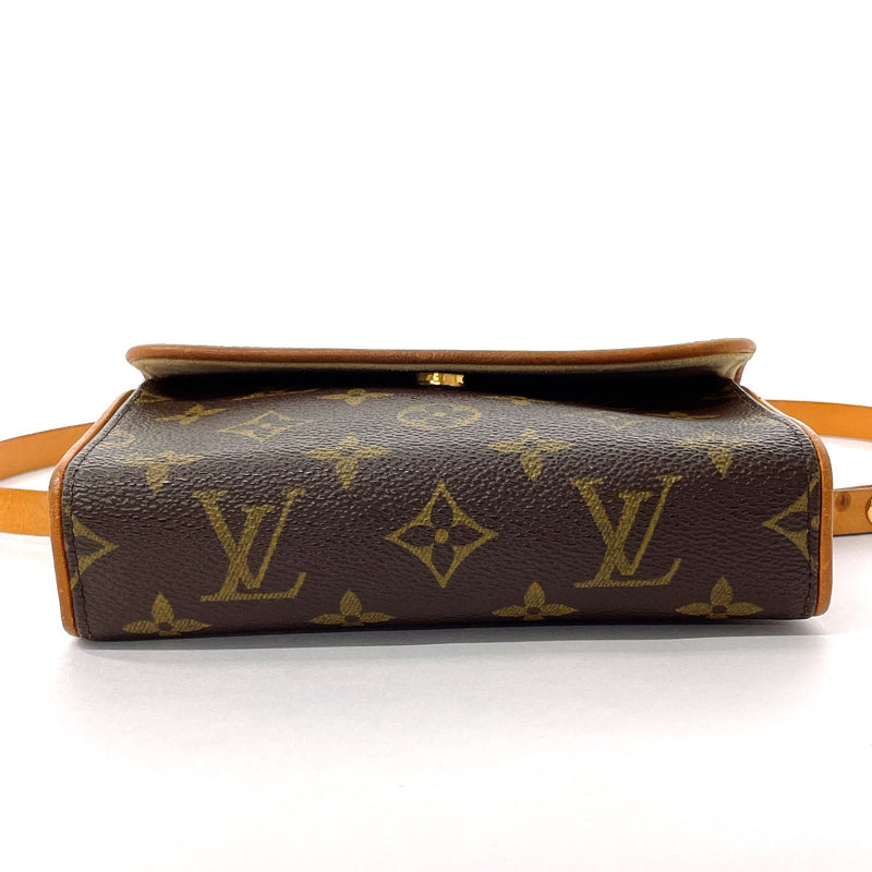 LOUIS VUITTON Waist bag M51855 Pochette Florentine Monogram canvas/Leather Brown Women Used