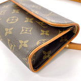 LOUIS VUITTON Waist bag M51855 Pochette Florentine Monogram canvas/Leather Brown Women Used