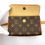 LOUIS VUITTON Waist bag M51855 Pochette Florentine Monogram canvas/Leather Brown Women Used