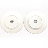 TIFFANY&Co. Tableware Gold Band pair plate Pottery white white unisex Used