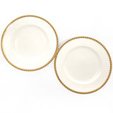 TIFFANY&Co. Tableware Gold Band pair plate Pottery white white unisex Used