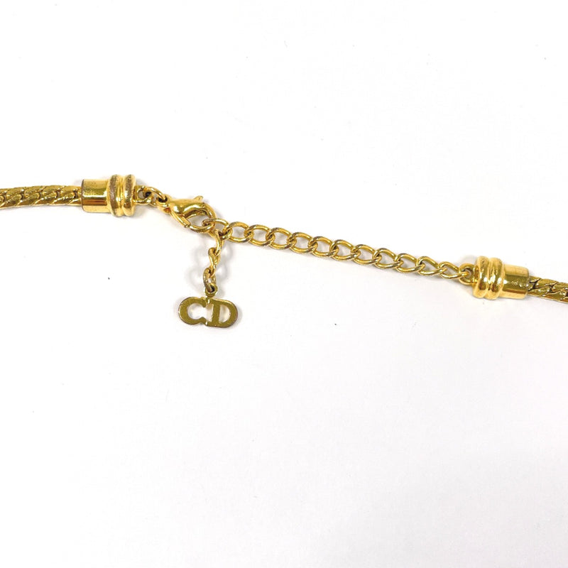 Christian Dior Necklace Kihei metal gold Women Used