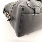 CELINE Handbag leather Black Women Used