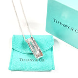 TIFFANY&Co. Necklace 1837 Cushion Pendant Silver925 Silver Women Used