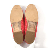 CHANEL pumps Matelasse Matt caviar skin Red Women Used