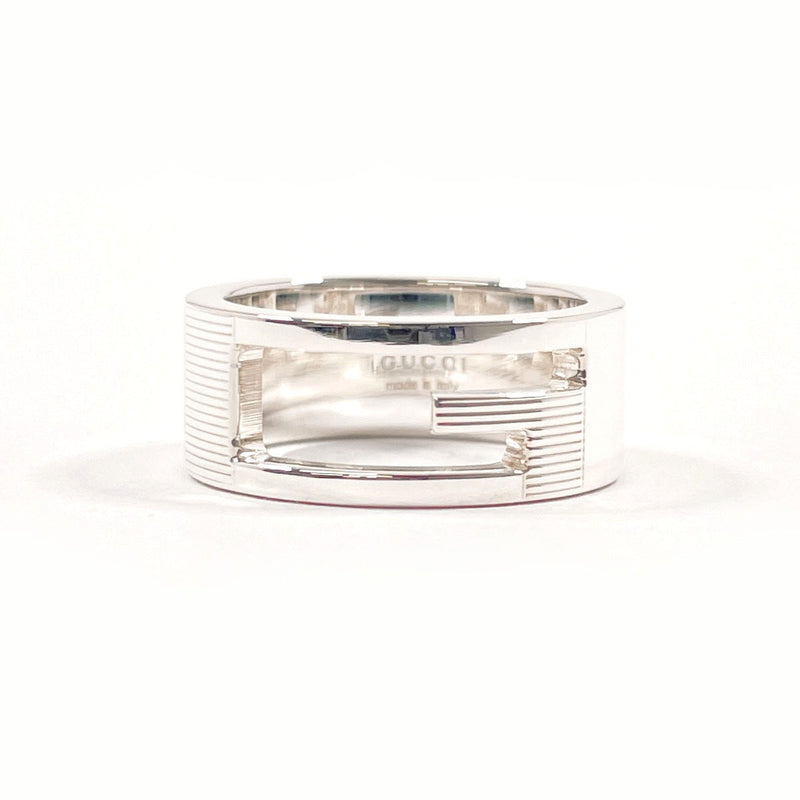 GUCCI Ring Branded Cutout G Silver925 #US 5 1/4 Silver Women Second hand