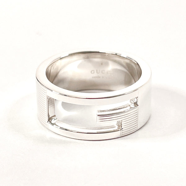 GUCCI Ring Branded Cutout G Silver925 #US 5 1/4 Silver mens Second hand