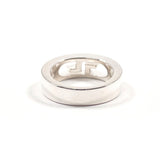 GUCCI Ring Double G logo Silver925 #US 4 3/4 Silver unisex Second hand