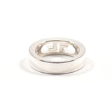 GUCCI Ring Double G logo Silver925 #US 4 3/4 Silver unisex Second hand