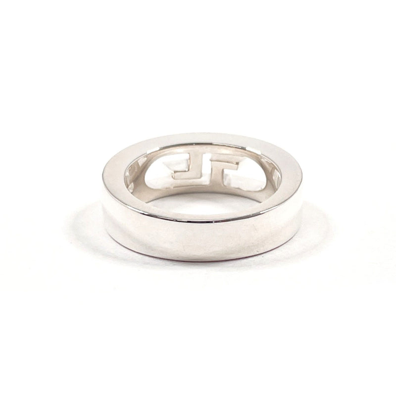 GUCCI Ring Double G logo Silver925 #US 4 3/4 Silver unisex Second hand