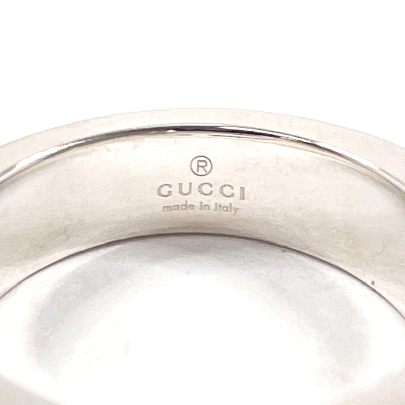 GUCCI Ring Double G logo Silver925 #US 4 3/4 Silver unisex Second hand