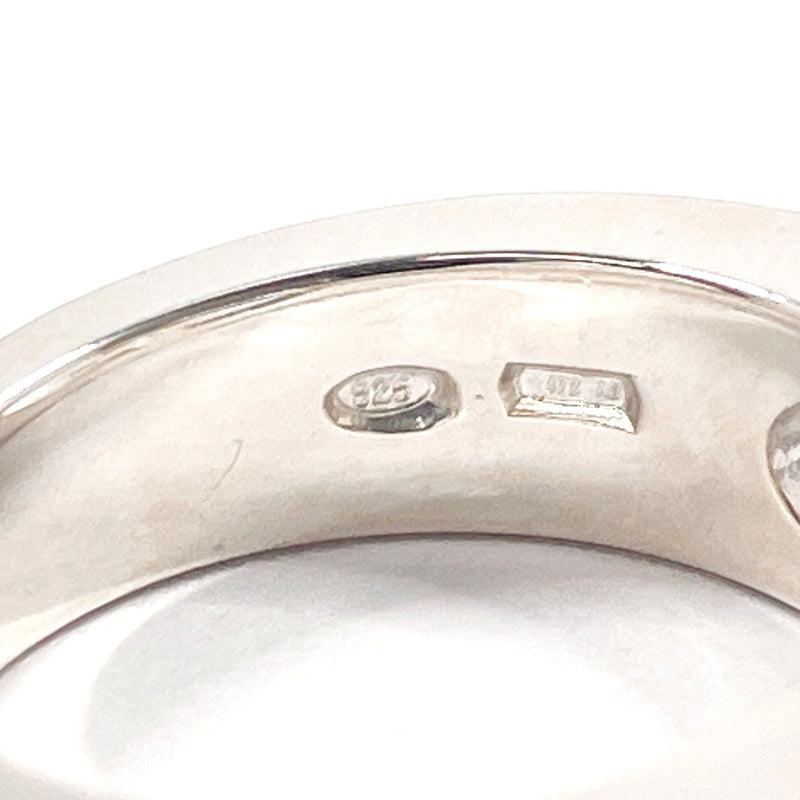 GUCCI Ring Double G logo Silver925 #US 4 3/4 Silver unisex Second hand