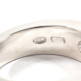GUCCI Ring Double G logo Silver925 #US 4 3/4 Silver unisex Second hand