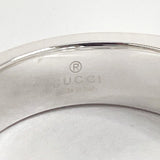 GUCCI Ring GG logo Silver925 #US 4 3/4 Silver unisex Second hand