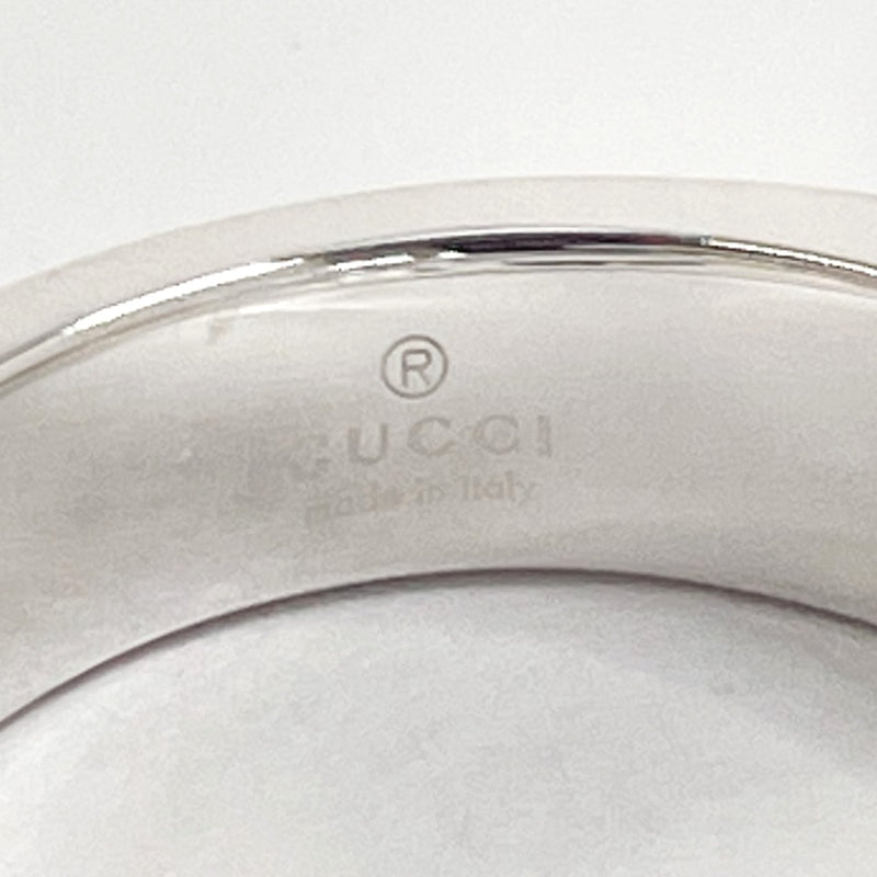GUCCI Ring GG logo Silver925 #US 4 3/4 Silver unisex Second hand